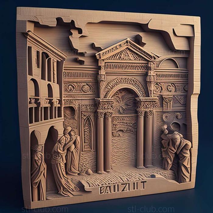 3D model Pozzuoli in Italy (STL)